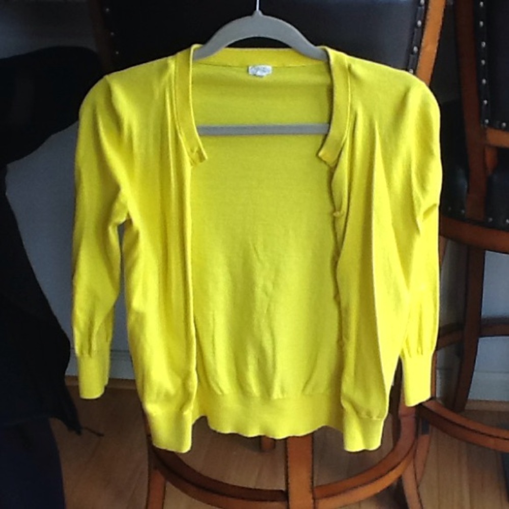 J Crew 3/4 sleeve cardigan